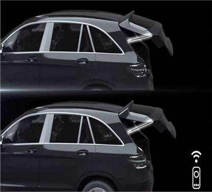 轿车电动尾门拉锁盒